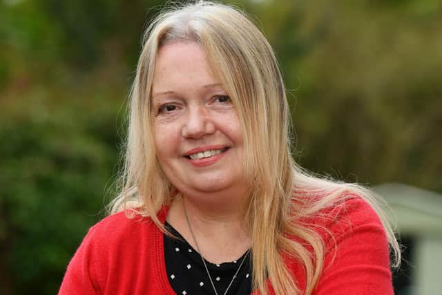 Falkirk resident Liza Miles switched careers from family mediating to writing in 2020. Picture: Michael Gillen.