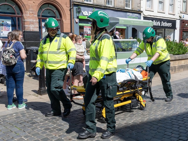 Scottish Ambulance Service demonstration.