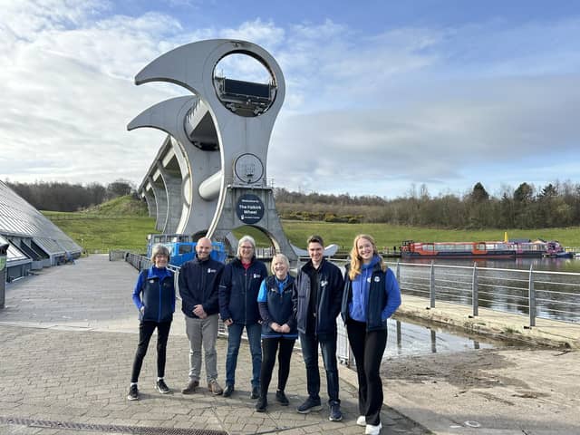 The Green Tourism team at The Falkirk Wheel. Pic: Contributed