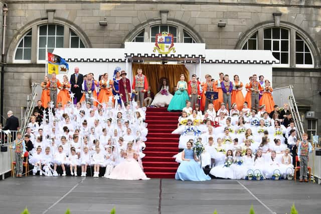 The 2024 Bo'ness Fair retinue.