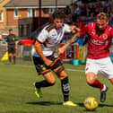 Stenny had tough tests against two quality sides as they lost 2-1 to Partick Thistle on Saturday and 3-1 to St Mirren on Tuesday (Pic: Scott Louden)