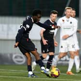 Falkirk ace Ola Lawal shoots home opener against FC Edinburgh