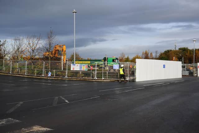 Work has started at the new McDonald's restaurant in Camelon. Picture: Michael Gillen.