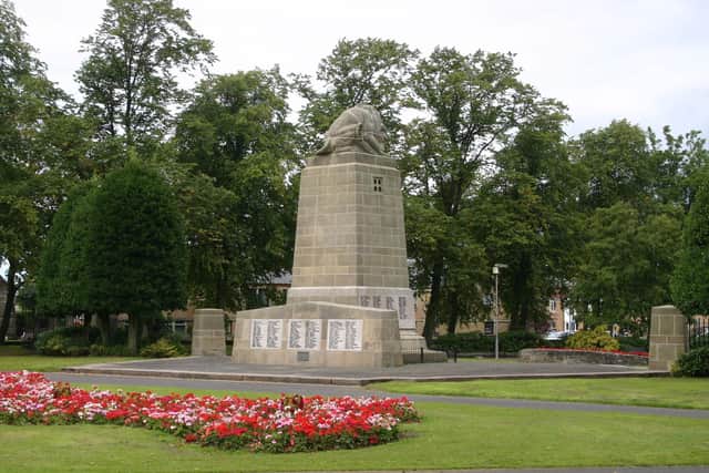 Grangemouth War Memorial.