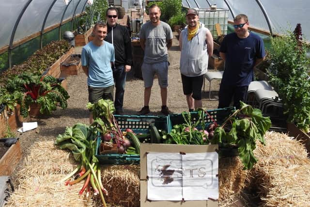 FDAMH gardening group volunteers are giving back by helping with the produce for food banks.