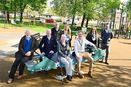 The investment has allowed Falkirk Council to transform local play parks throughout the area