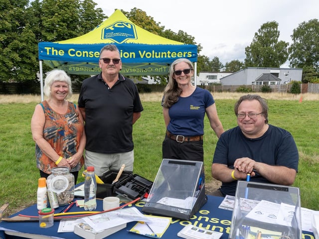 The Conservation Volunteers (TCV) brought some surprising bioblitz and scythe knowledge to the event.