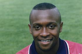 Former Falkirk ace Richard Cadette in 1992 (Photo: Crawford Tait/Falkirk Herald)