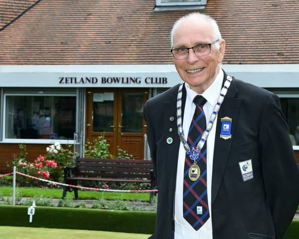 Ron McArthur is retiring from his Bowls Scotland gents’ president role and from being gents district co-ordinator for District 10 (Photo: Michael Gillen)