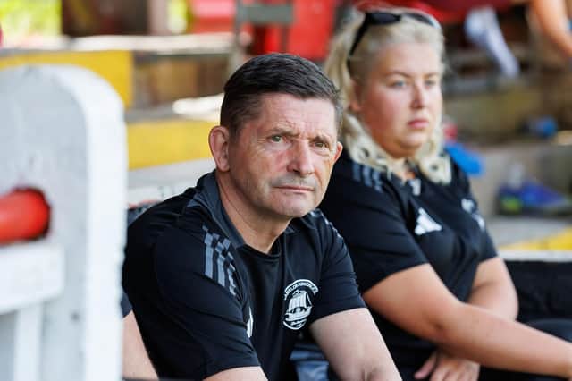 Camelon Juniors manager Allan Moore (Photo: Mark Ferguson)