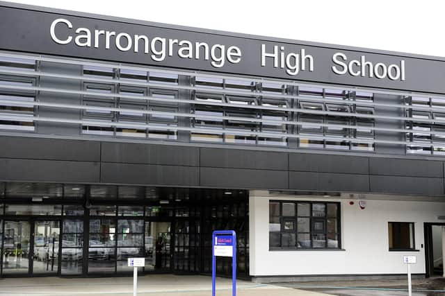 The two new temporary classrooms will be created at Carrongrange High School if permission is granted