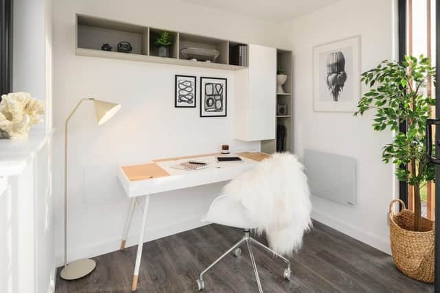 Inside the work from home pod