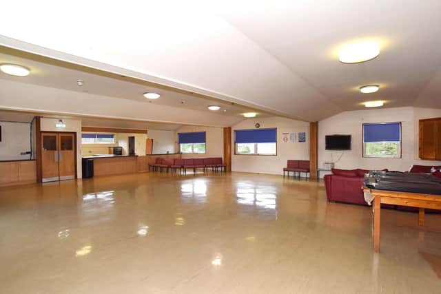 Slammanan Community Centre is open for those still affected by the storm. Pic: Falkirk Council