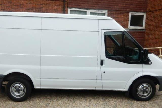 A van - similar to this one - was stolen from Liddle Drive, Bo'ness