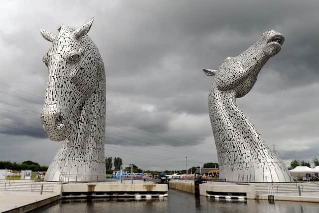 The Kelpies will hopefully be just one of the attractions enticing visitors to flock to Falkirk from far flung countries
