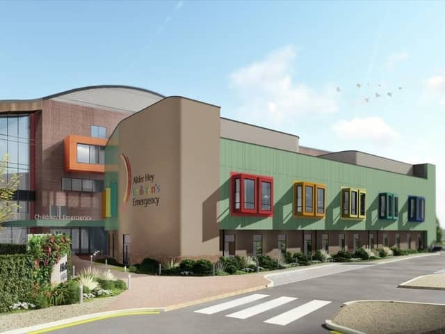 An artists impression of the new neo-natal unit