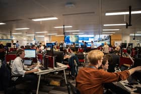 Control hub in the basement of the Foreign, Commonwealth and Development Office (Pic: Sam Ettleman)