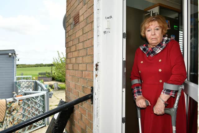 Joyce Adams said she is a prisoner in her home after her property was invaded by rats. Pic: Michael Gillen