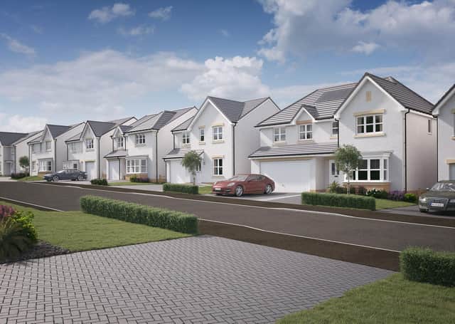 CGI impression of new Miller Homes Station Brae development in Maddiston.
