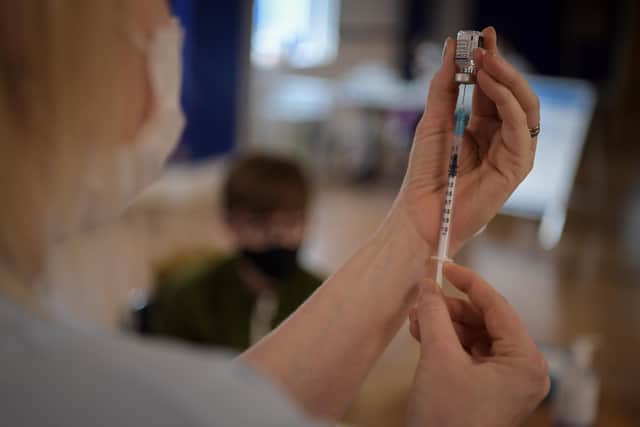 A final call for all those eligible who have yet to have their spring covid vaccine. Pic: Getty