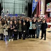Falkirk Otter swimmers at their annual awards night held in the Dobbie Hall in Larbert (Photo: Contributed)