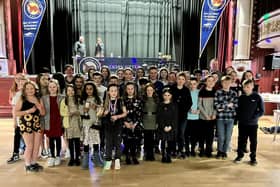 Falkirk Otter swimmers at their annual awards night held in the Dobbie Hall in Larbert (Photo: Contributed)