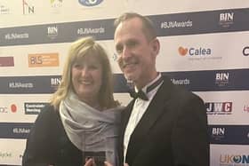 Margaret Anne Garner won an award at the British Journal of Nursing Awards last week.