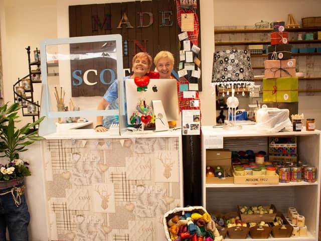 Doris Lenaghen and Carrol Alexander, of Alba's Artisan in Falkirk.