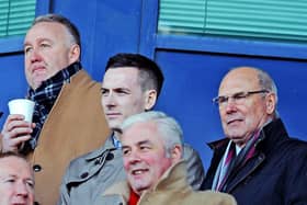 Alan Gow (centre) will join the Bairns boardroom. Picture: Michael Gillen.