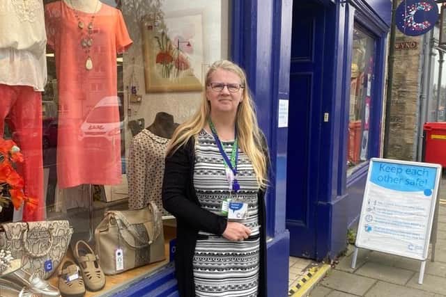 Yvonne Stevenson, assistant manager of the CRUK shop in Linlithgow.