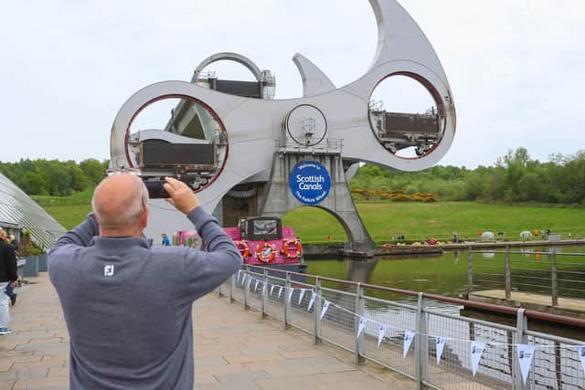 The Falkirk Wheel recently celebrated its 21st anniversary and is another hero attraction