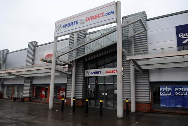 Sports Direct is among a number of businesses which have been forced back into closure due to coronavirus restrictions. Picture: Michael Gillen.