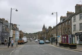 QR codes on benches could appear on Linlithgow High Street. Stock Picture Michael Gillen.