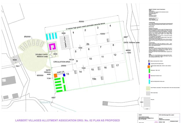 Plans for an Allotment and Community Growing Area