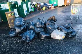 Just some of the rubbish bags the gLitter team filled during their first litter pick of 2023 (photo courtesy of the gLitter team)