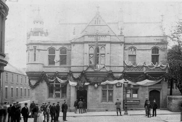 Falkirk's post office's official opening in 1893