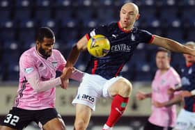 Conor Sammon scored Falkirk's second goal in their 201 win over Peterhead last weekend