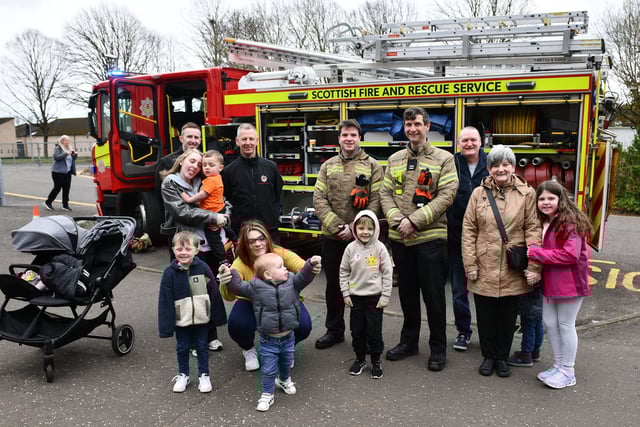 Scottish Fire and Rescue Service's amber watch were on hand to make things as fun and informative as possible for visitors of all ages