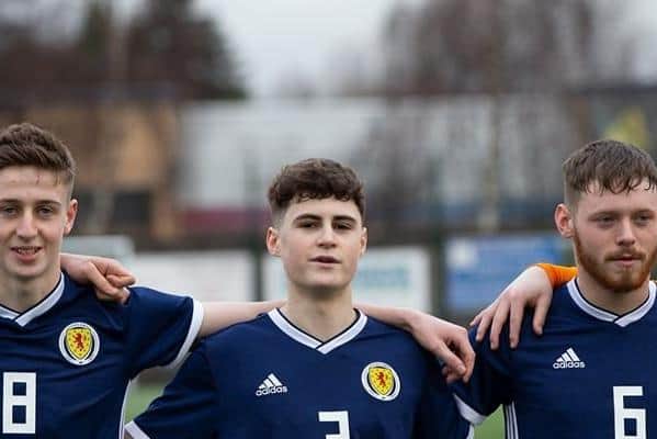 Blair Sneddon impressed for Graeme High and was selected for Scotland alongside Camelon team-mate Jack Sharples. Picture: Ian Cairns Media