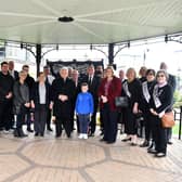 Wreath laying ceremony to mark International Workers Memorial Day. Picture: Michael Gillen
