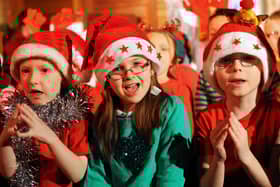 The children are full of smiles.