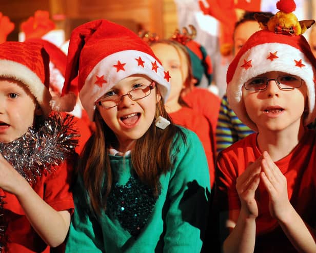 The children are full of smiles.