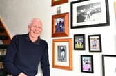 Gordon Jack with some sporting memories of relatives with Scottish football connections. Pic: Michael Gillen