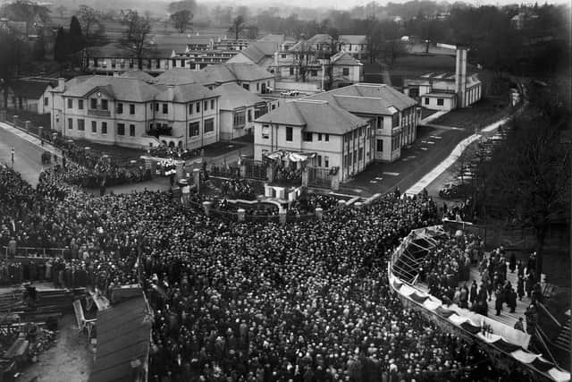 Infirmary Opening Day, January 1932.