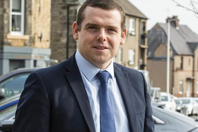 Scottish Conservatives leader Douglas Ross. Picture: Lisa Ferguson.