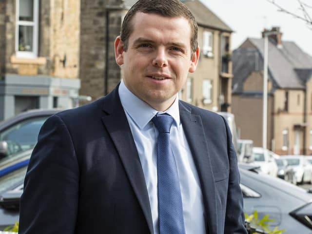 Scottish Conservatives leader Douglas Ross. Picture: Lisa Ferguson.