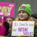 Thousands attend a Rally for Teachers outside the Scottish Parliament (Pic: Lisa Ferguson)