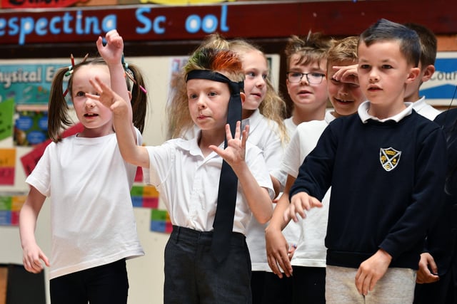 The youngsters enjoyed their performance just as much - if not more than - their audience