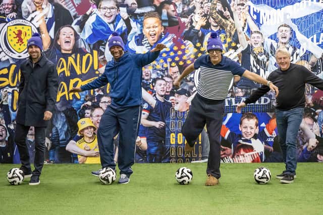 James McArthur, Marvin Andrews, Sanjeev Kohli and Frank McAvennie kicked off the event at Hampden Stadium last month. (Pic: Neil Hanna)