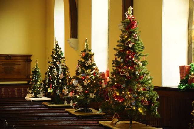 All of the trees were decorated by members of the congregation, those groups who use the church and friends of the congregation.